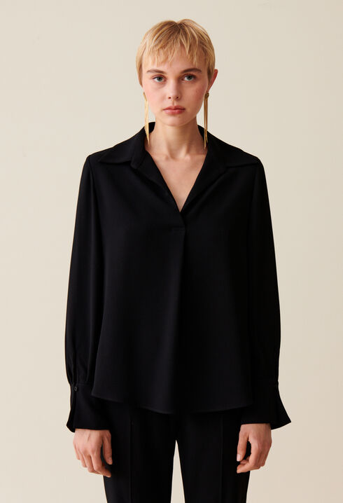 Blouse fluide noire 