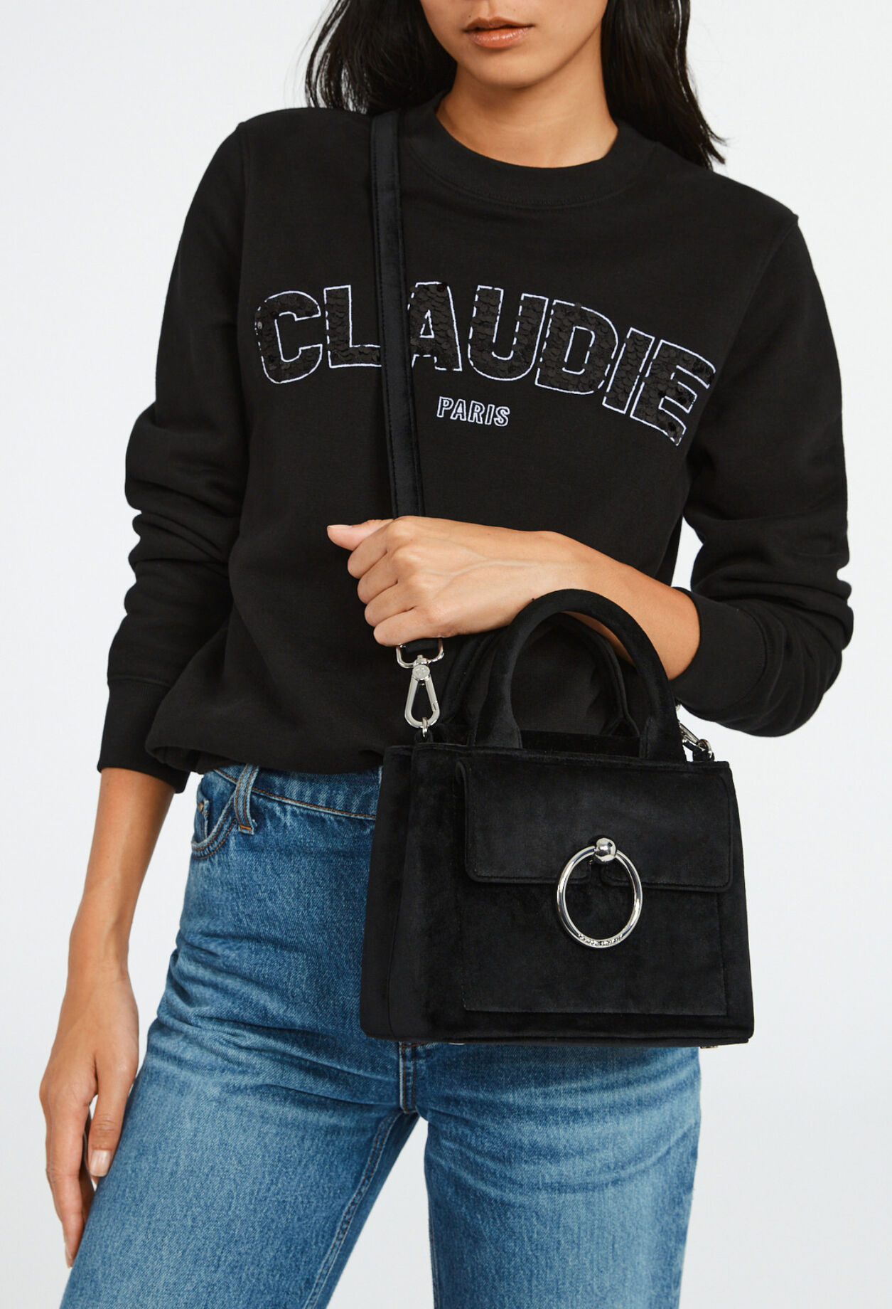 Sac Anouck mini velours