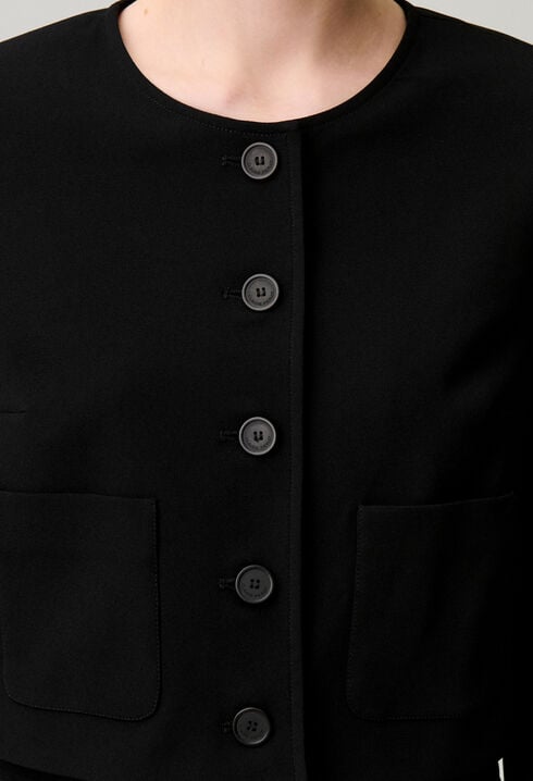 Veste col rond