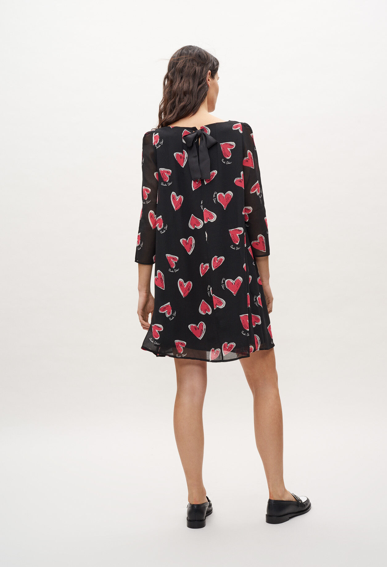 Robe courte évasée