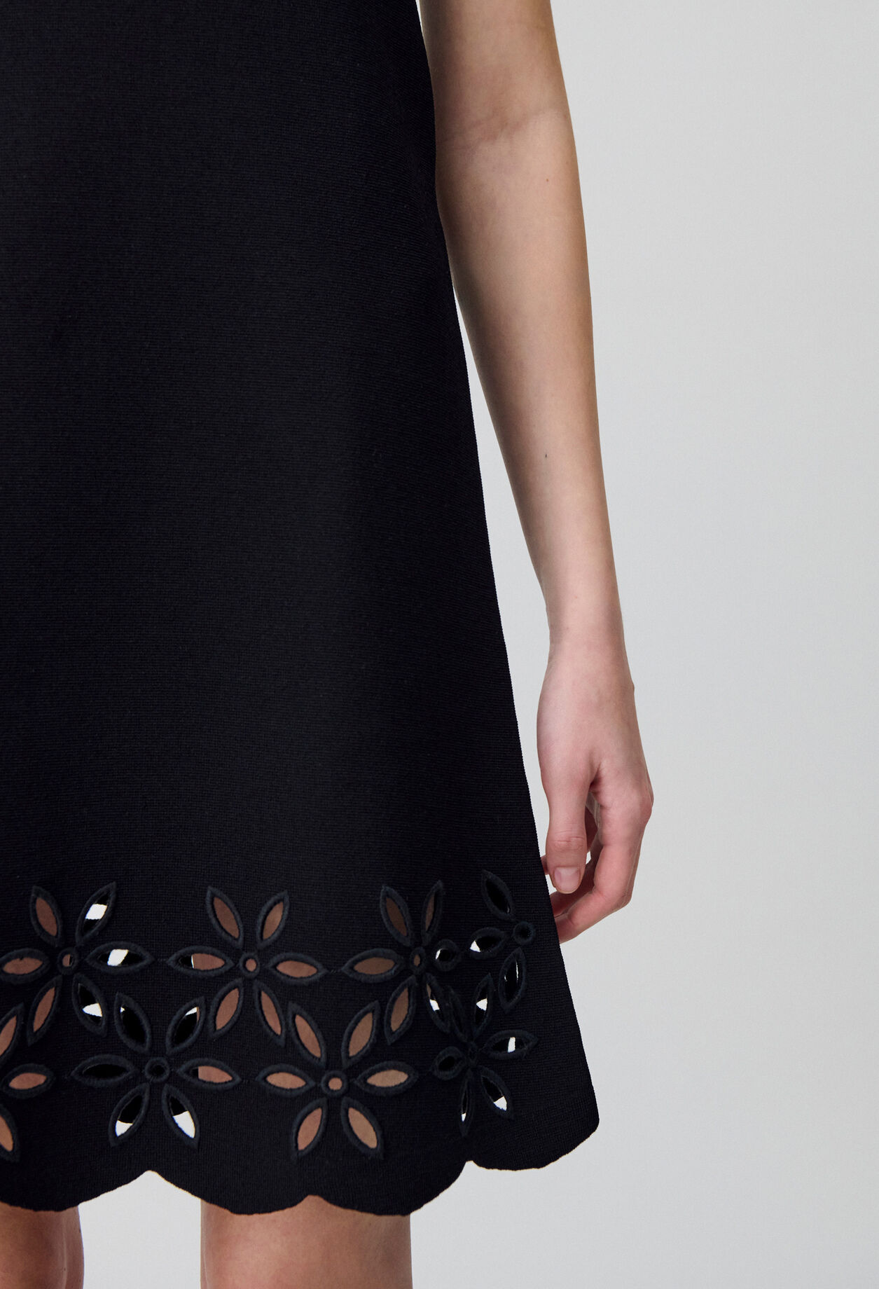 Robe courte maille fine