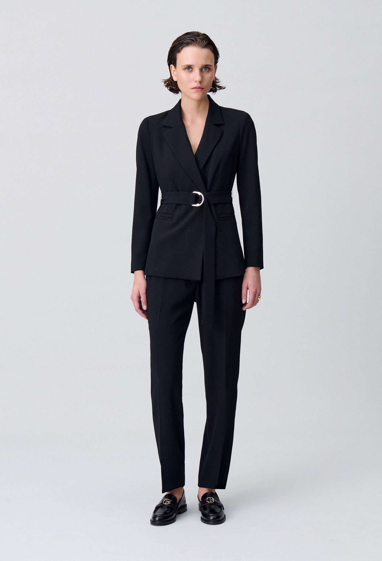 Pantalon tailleur cigarette