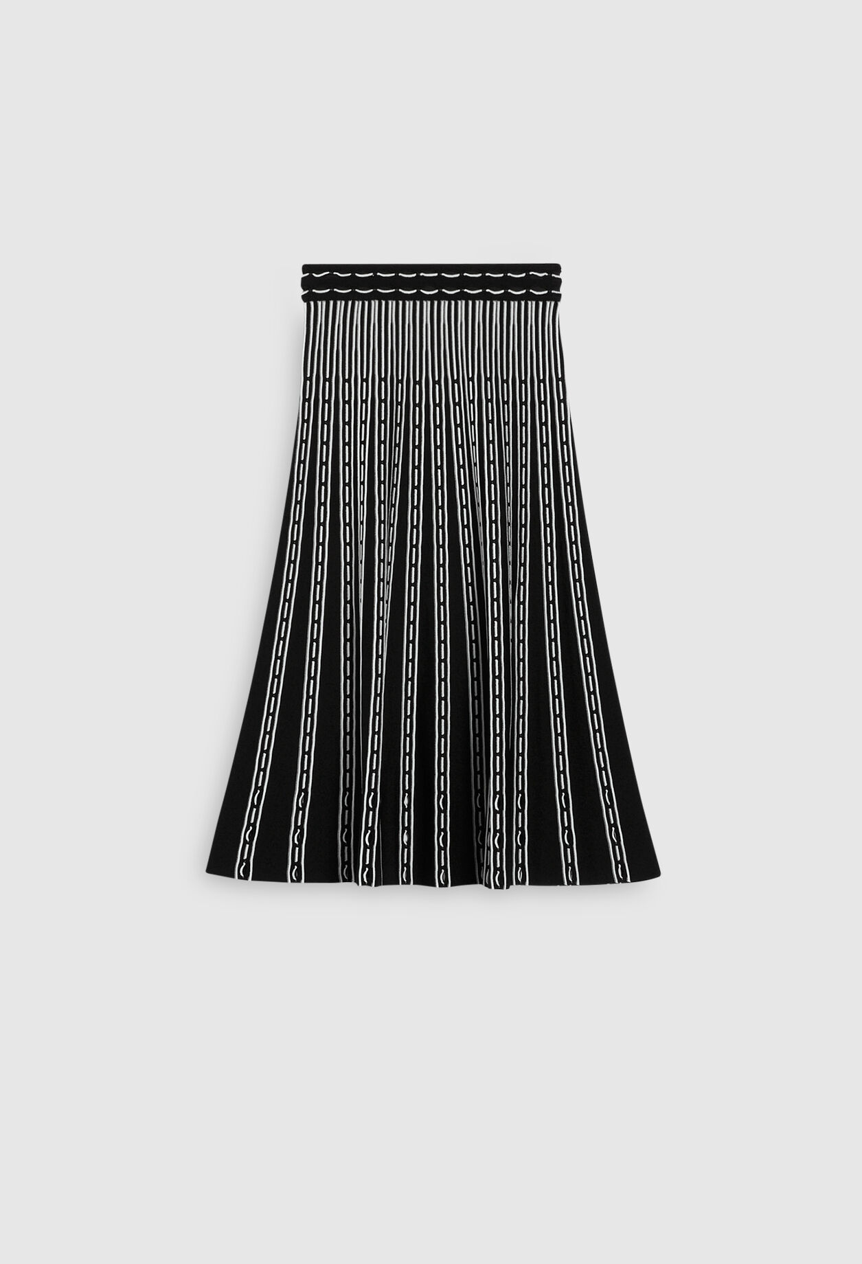 Jupe midi plissée