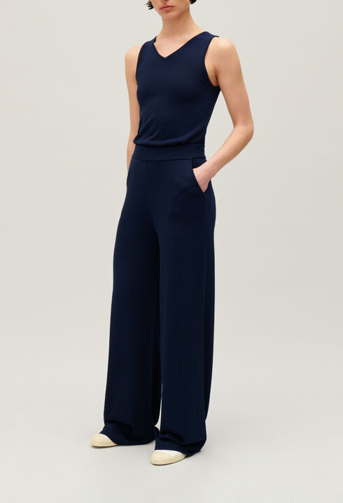 Pantalon fluide maille