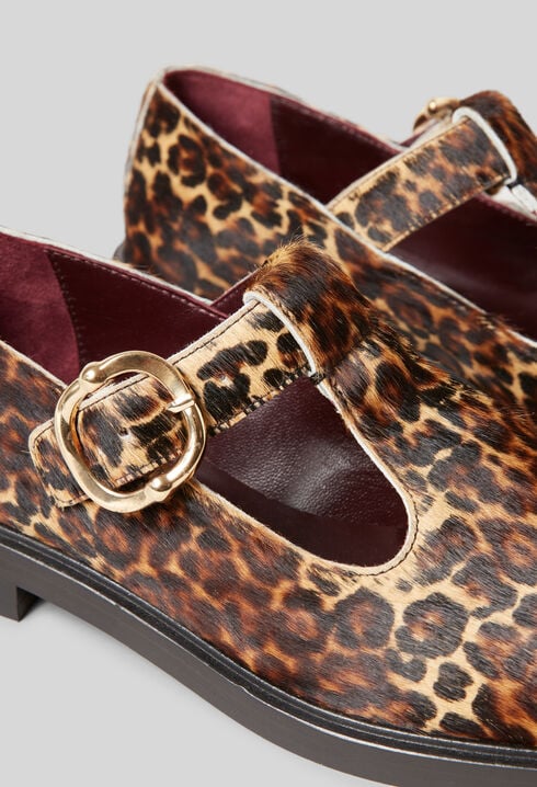 Babies cuir léopard