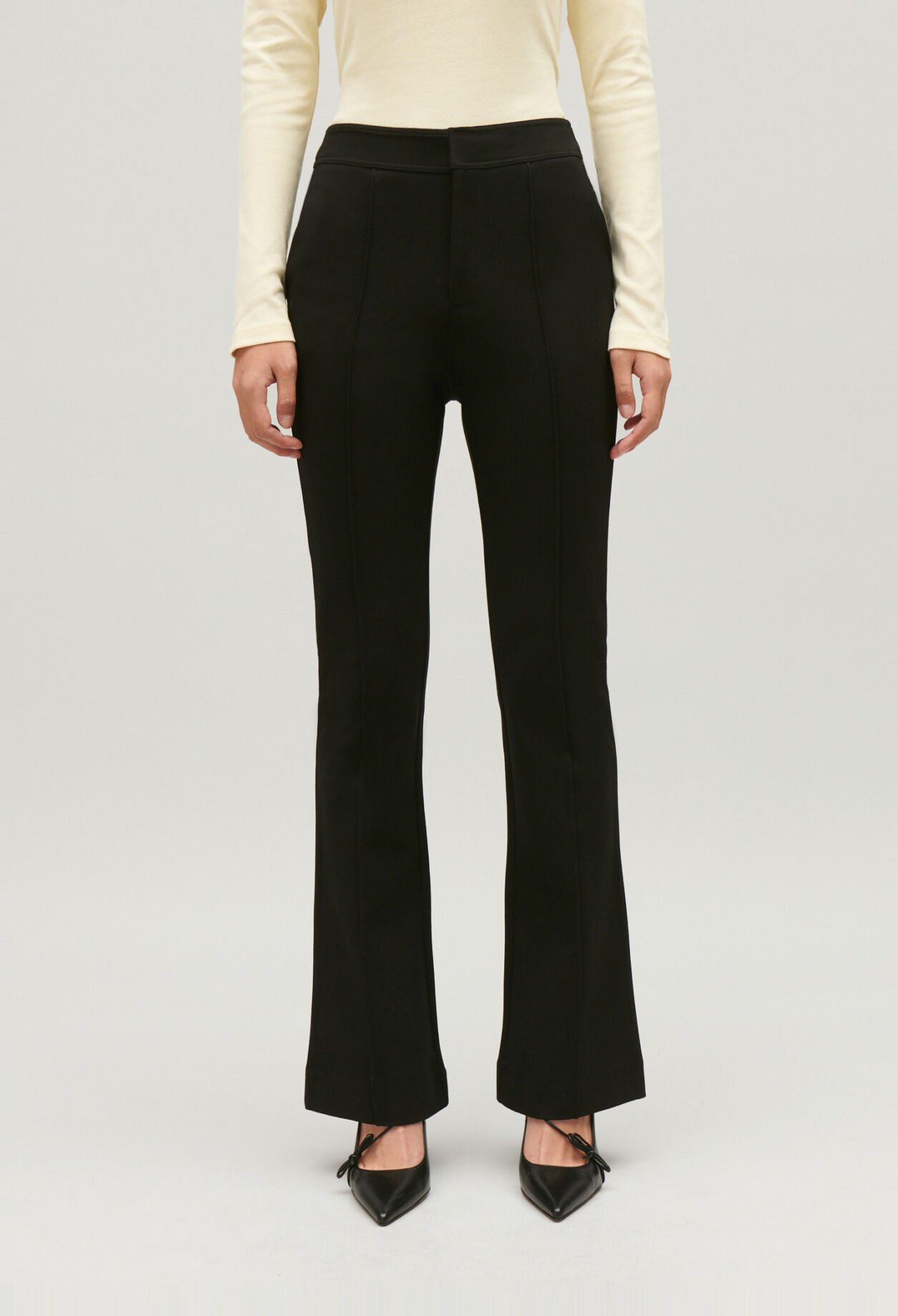 Pantalon tailleur noir