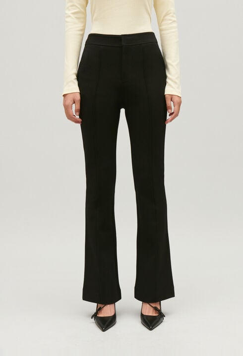 Pantalon tailleur noir