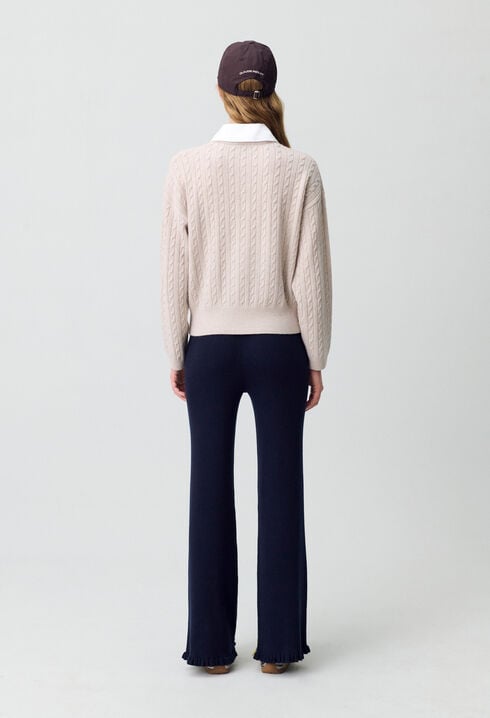 Pull col claudine