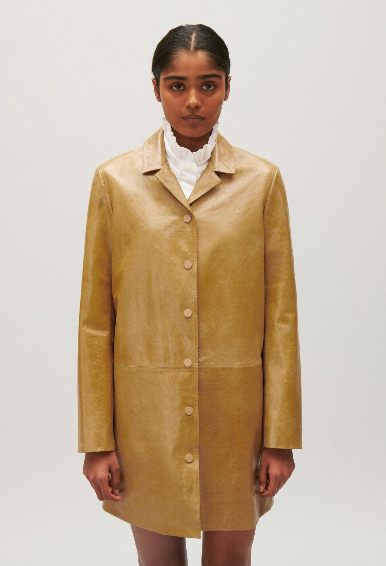 Veste en cuir claudie pierlot 2025