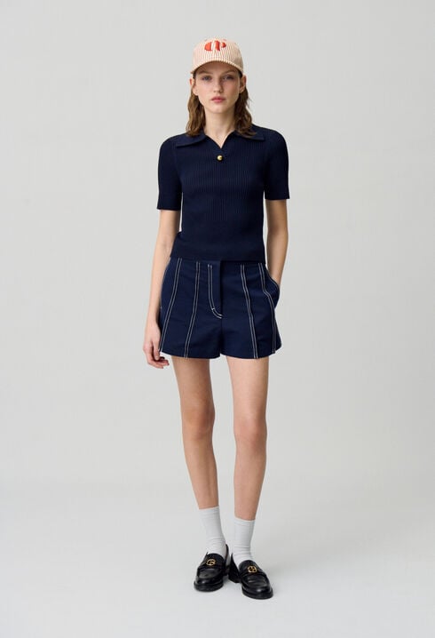 Top maille fine