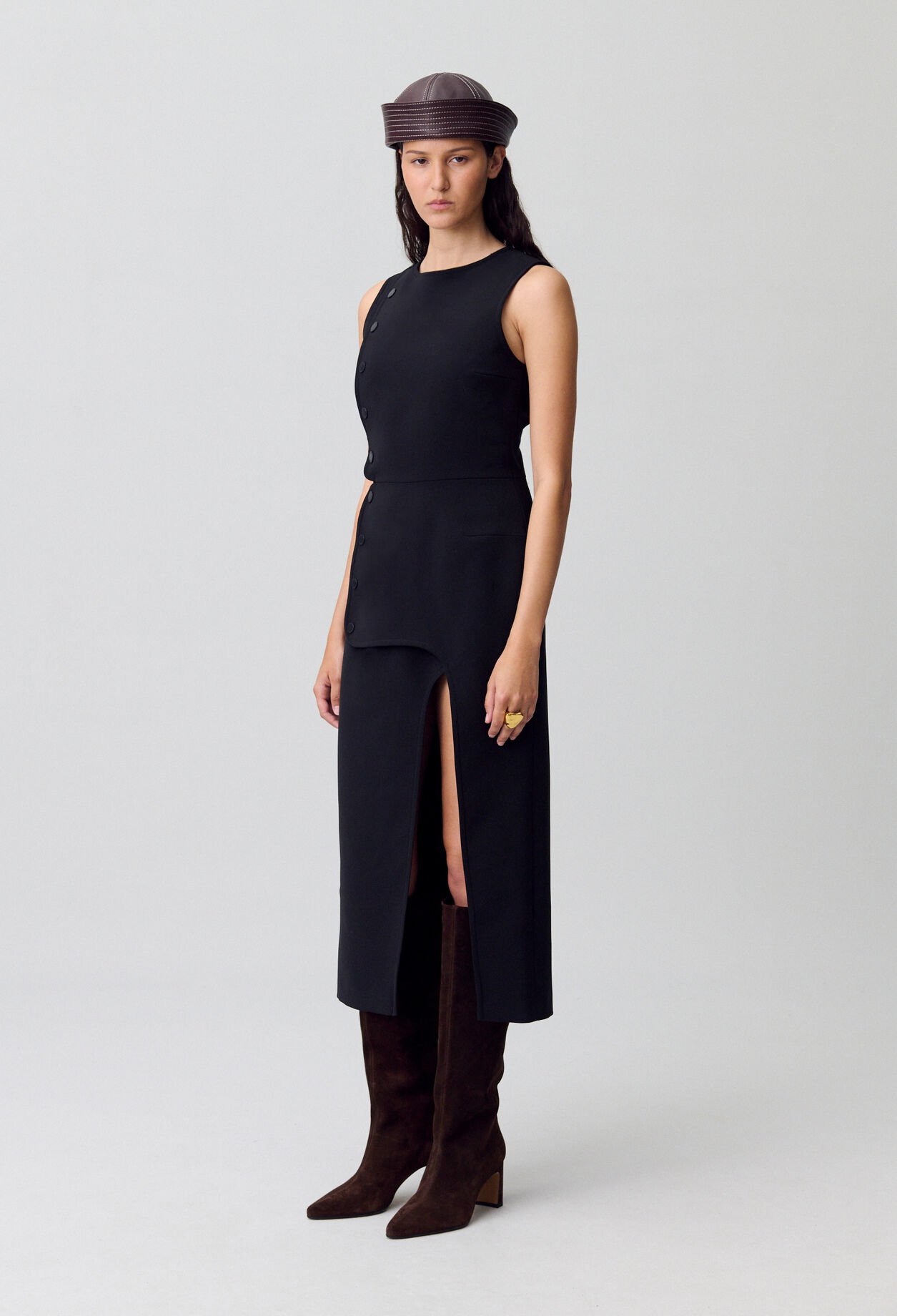 Robe longue noire