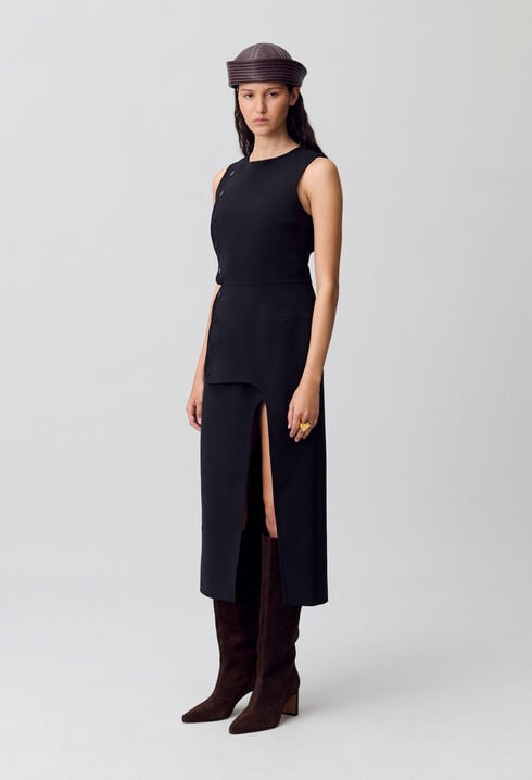 Robe longue noire