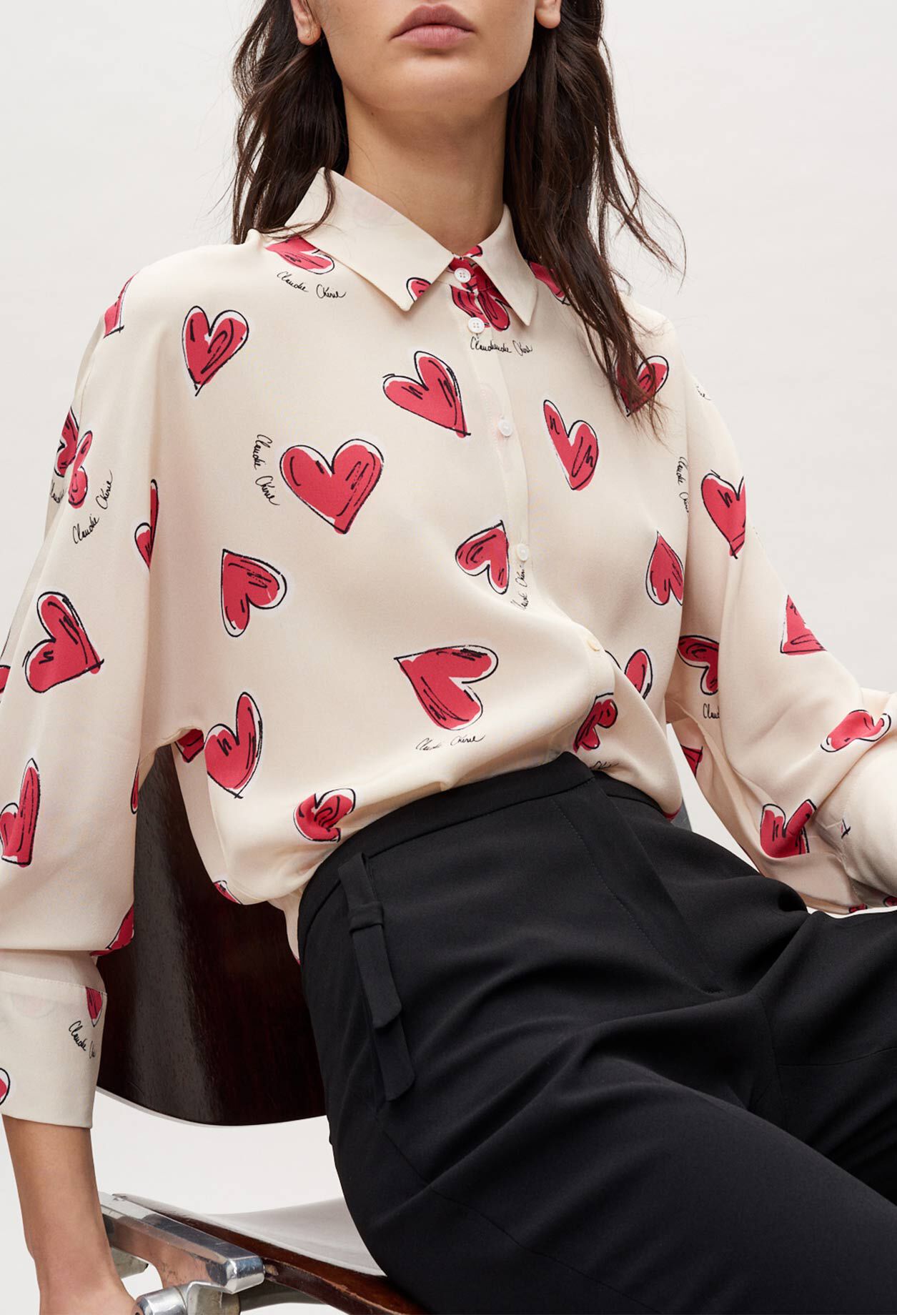 Chemise fluide imprimée