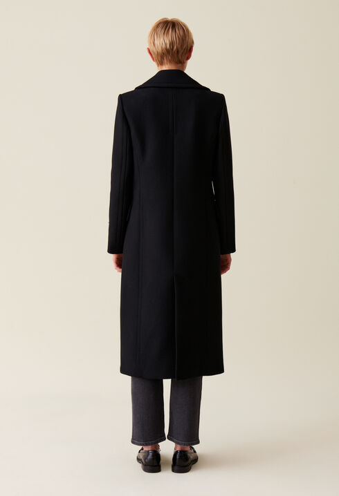 Manteau long croisé