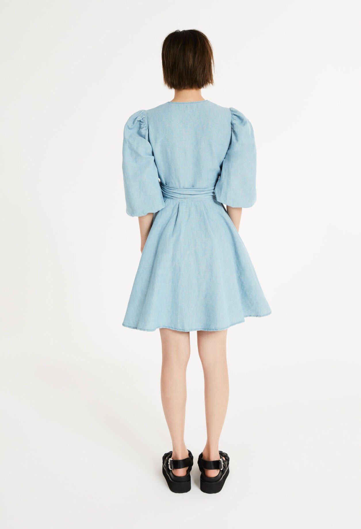 Robe bleu denim