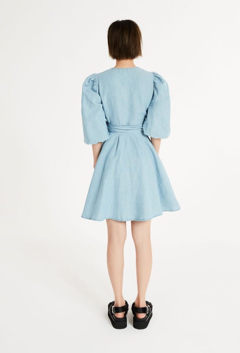 Robe bleu denim