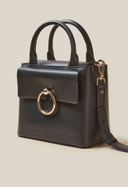 Sac Anouck cuir noir