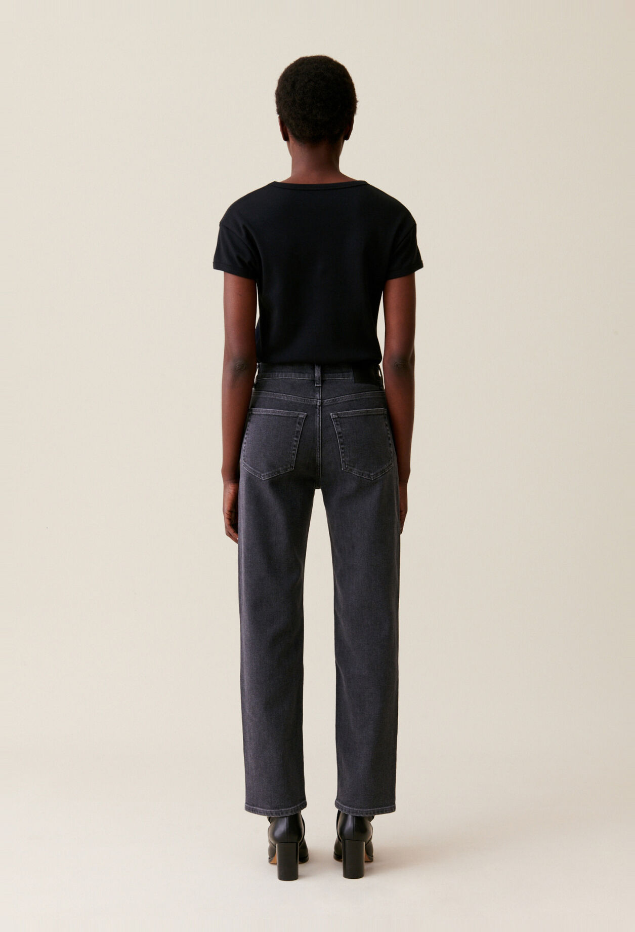 Jean Toto slim gris anthracite