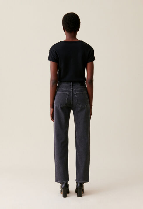 Jean Toto slim gris anthracite