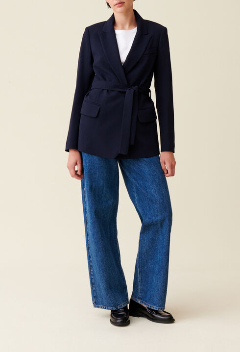 Veste tailleur bleu marine 