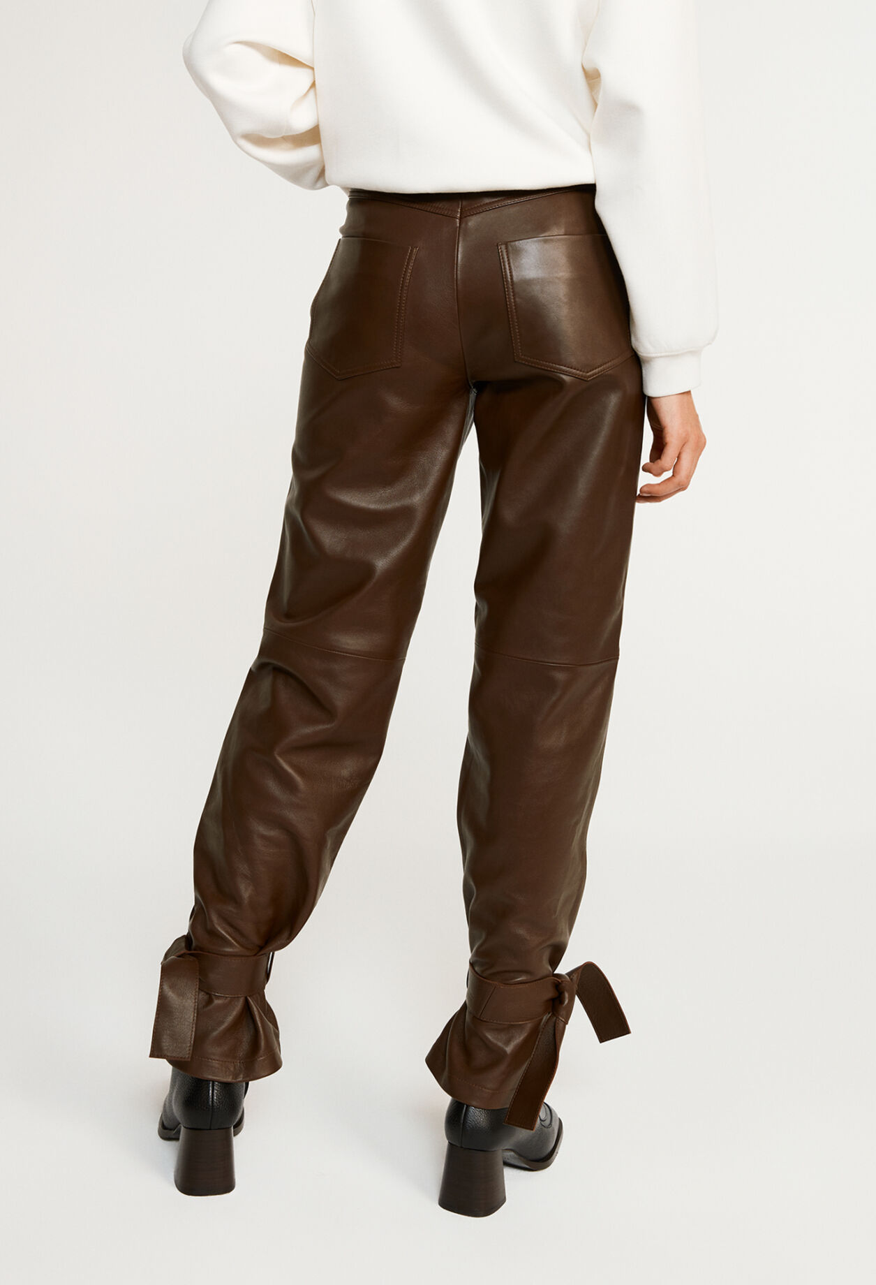 Pantalon en cuir