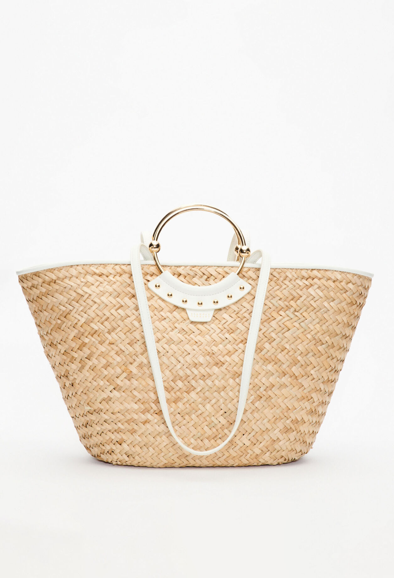 Grand panier de paille