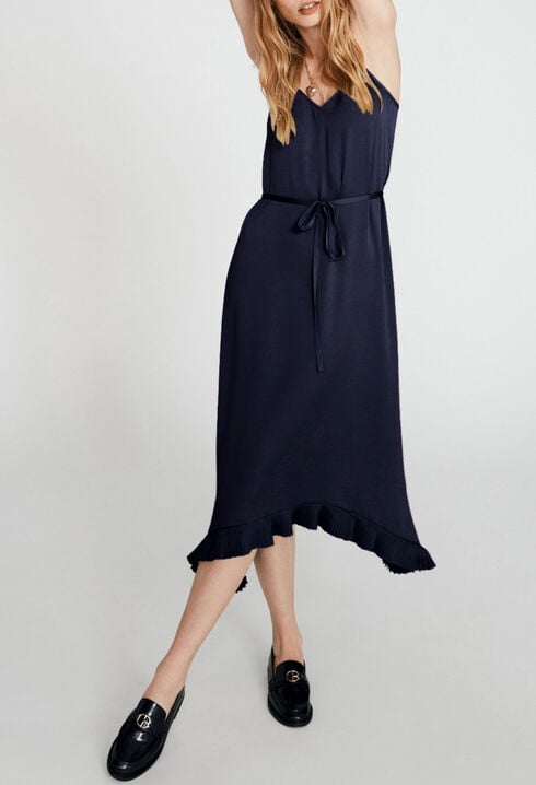 Robe évasée à bretelles