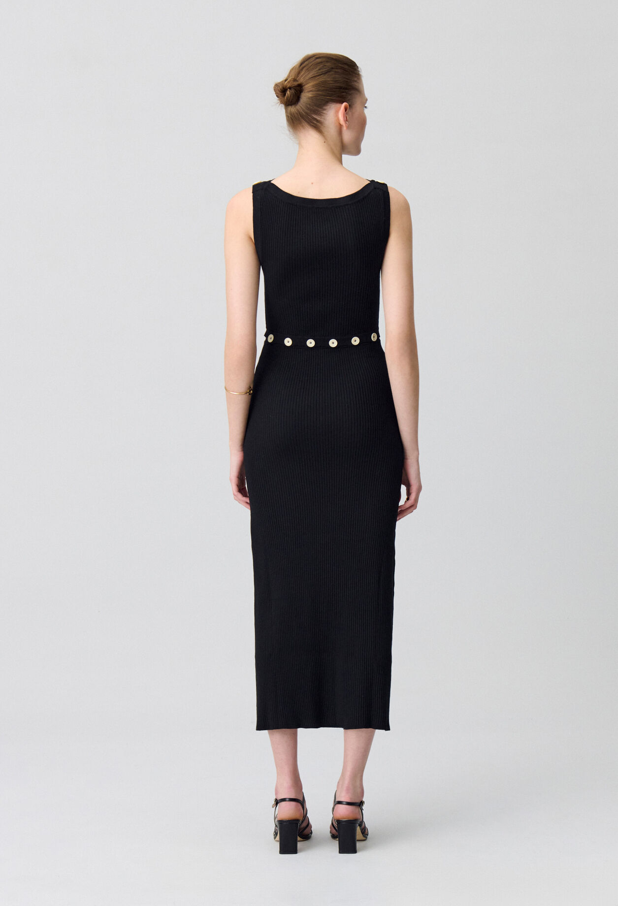 Robe mi-longue en maille