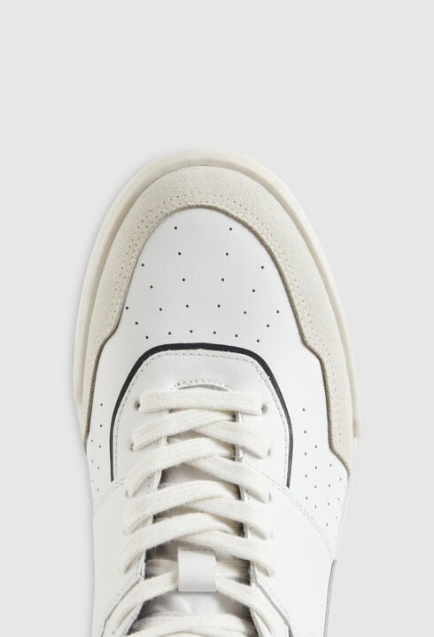 Baskets montantes blanches