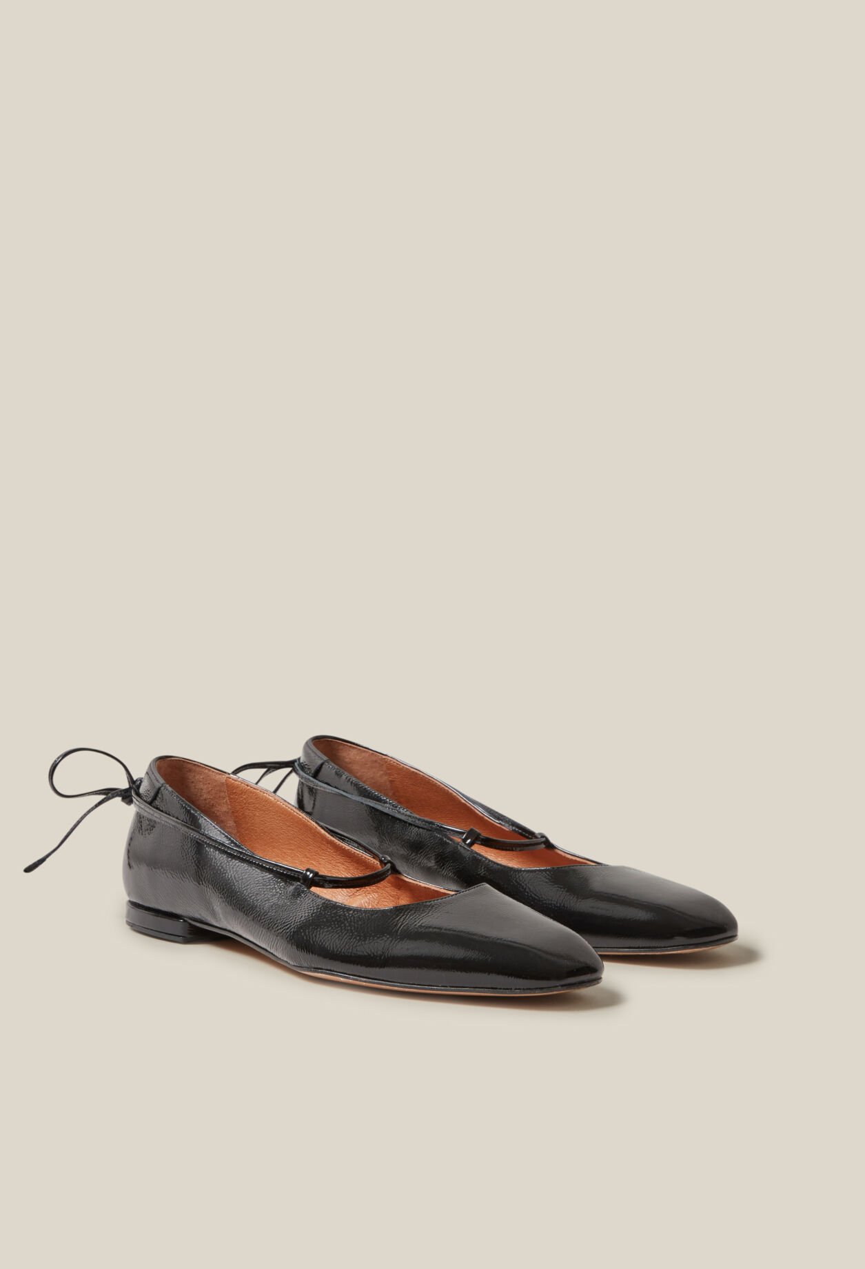 Ballerine cuir vernis