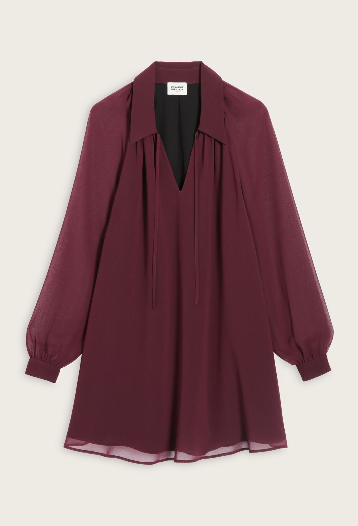Robe courte fluide