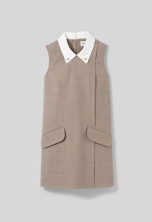 Robe courte carreaux