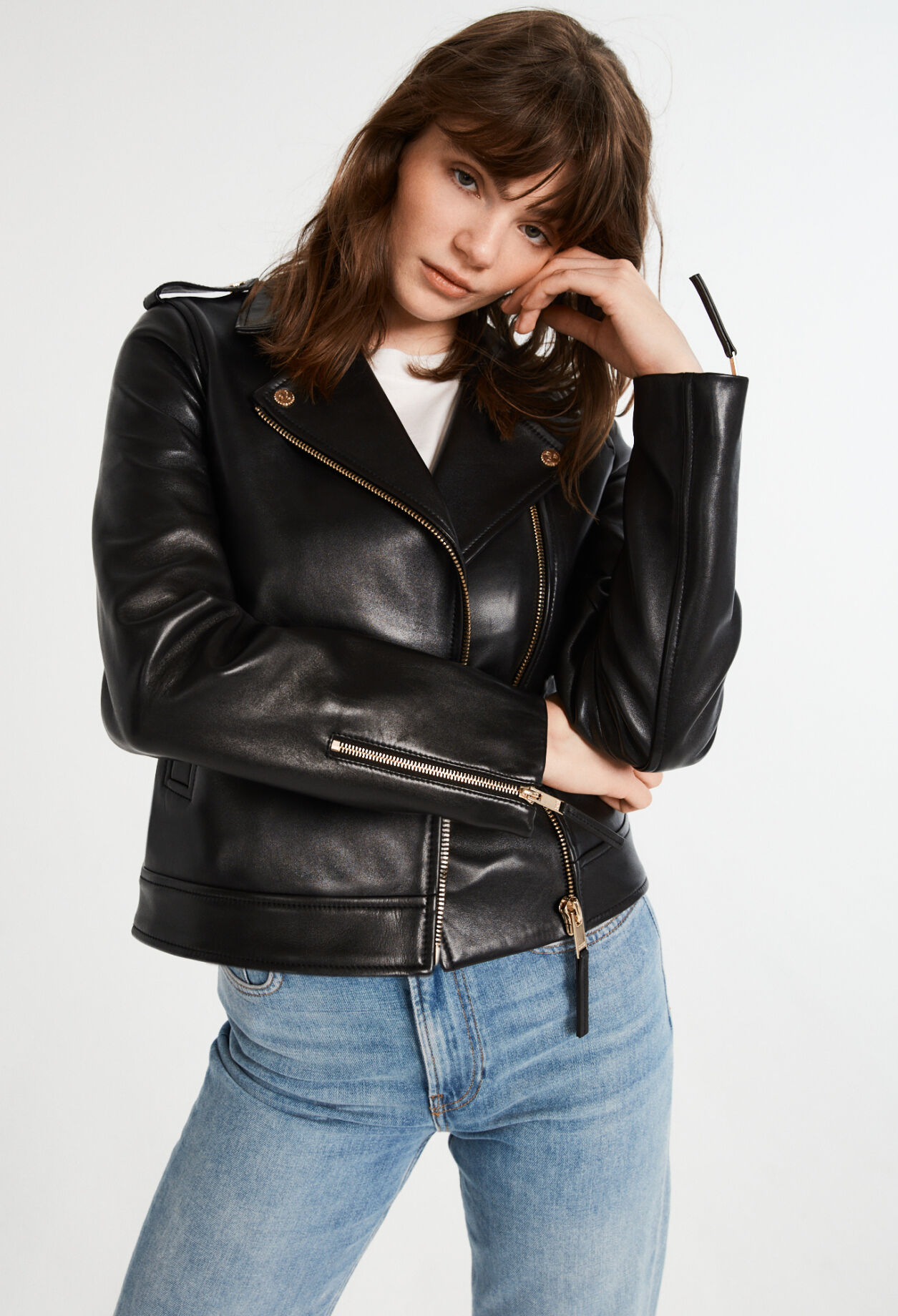 Blouson en cuir