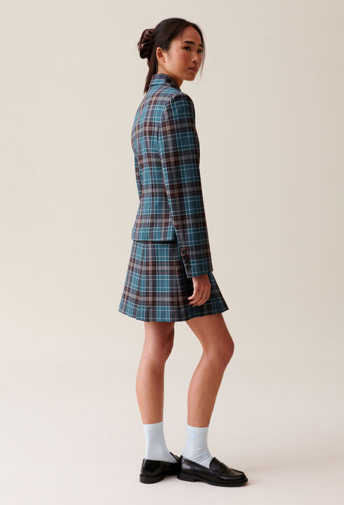 Veste tailleur carreaux