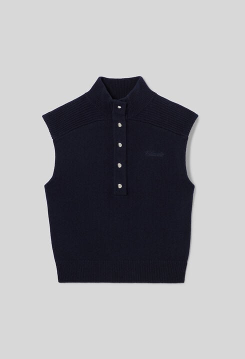 Pull en laine sans manches