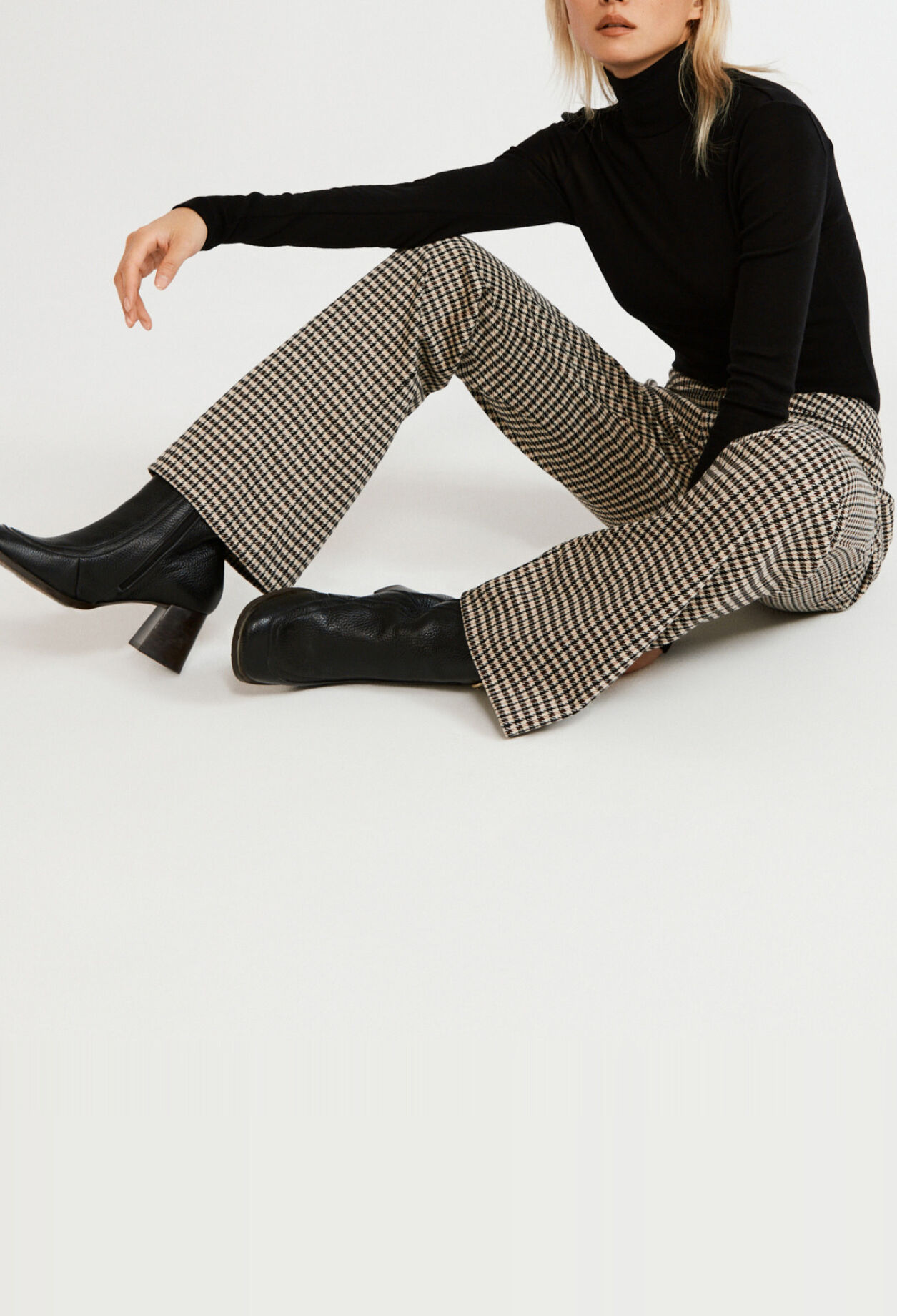 Pantalon à carreaux