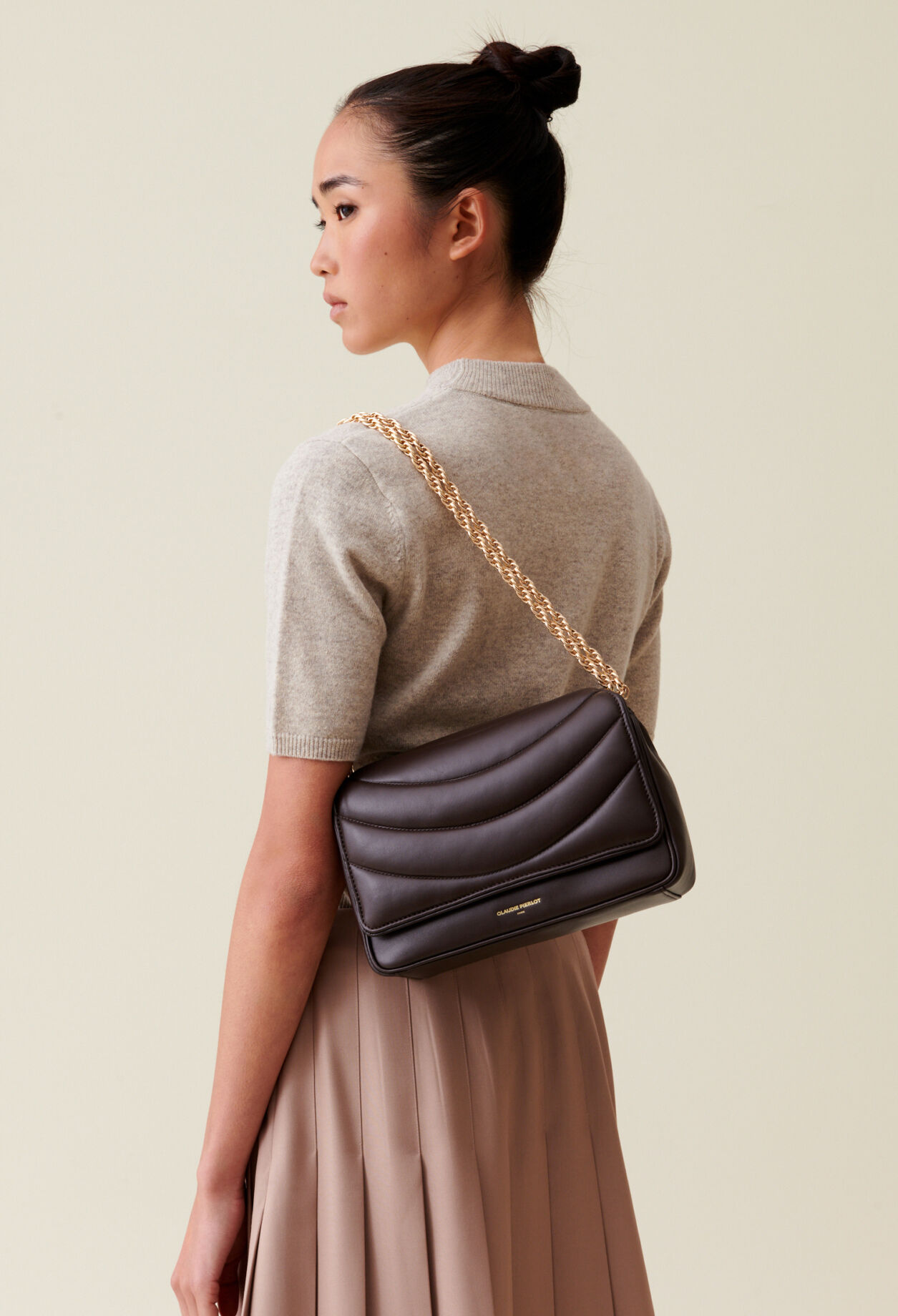 Sac cuir matelasse chaine on sale