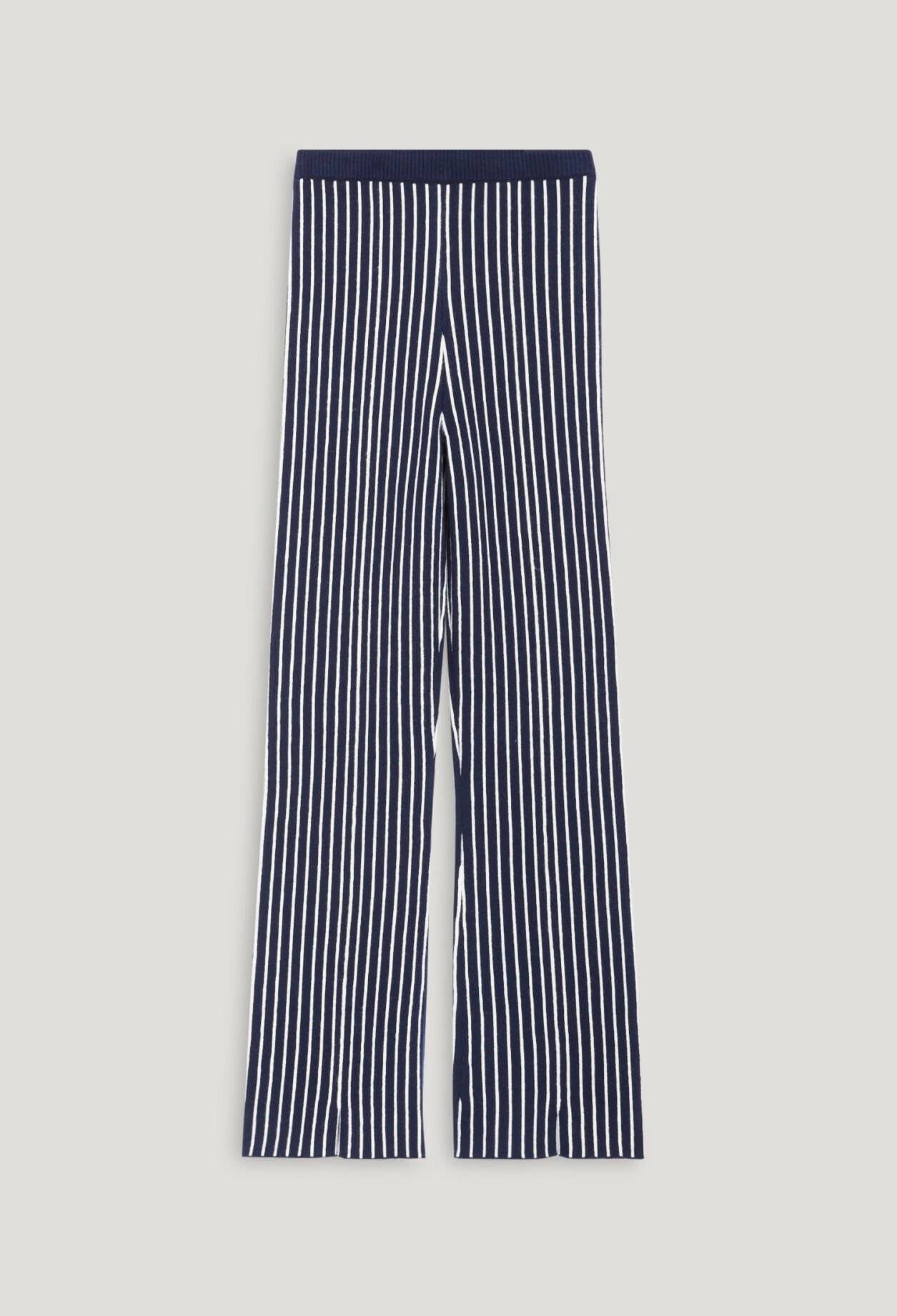 Pantalon maille rayures