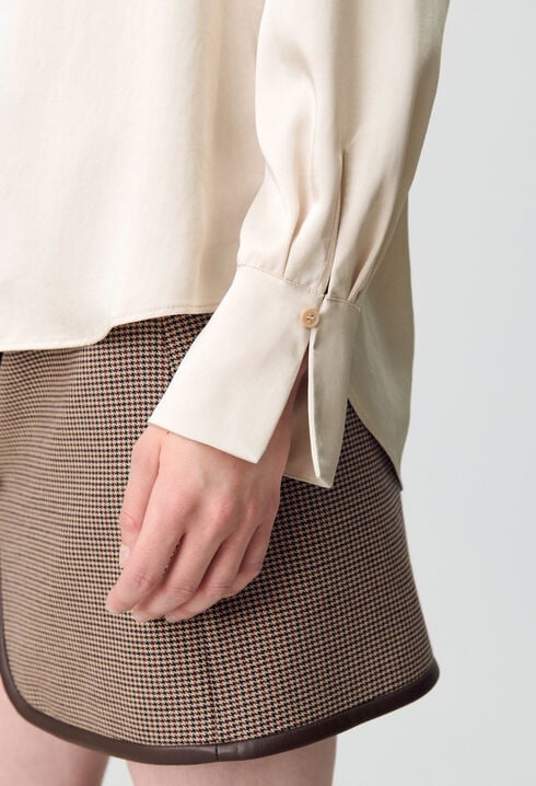 Blouse fluide plissée