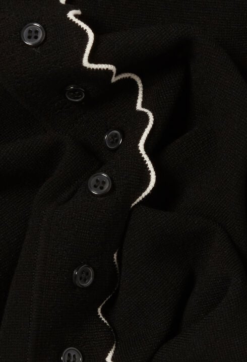 Cardigan maille contrast&eacute;