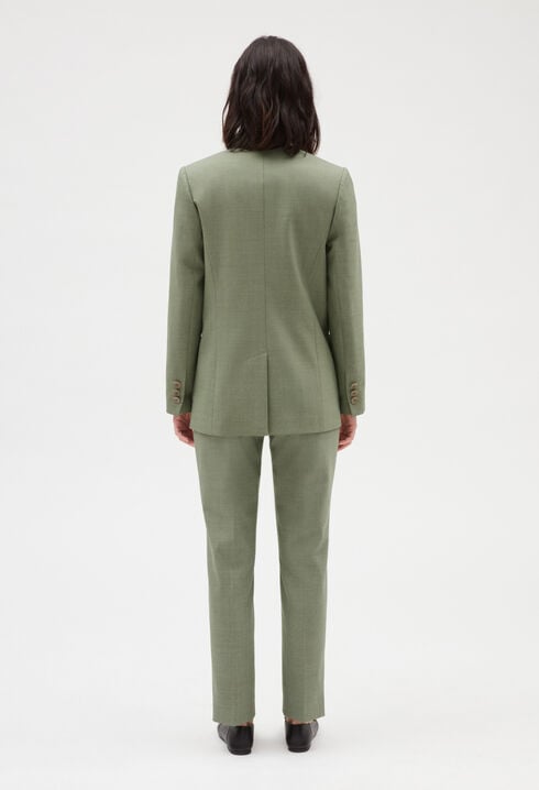 Veste tailleur kaki