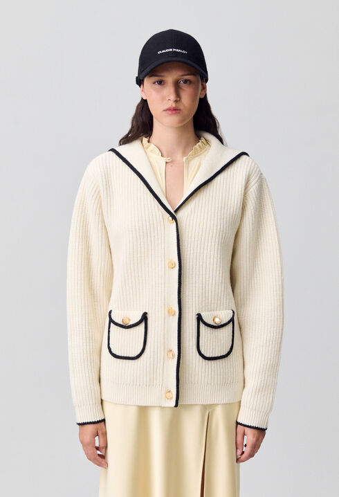 Cardigan maille épaisse