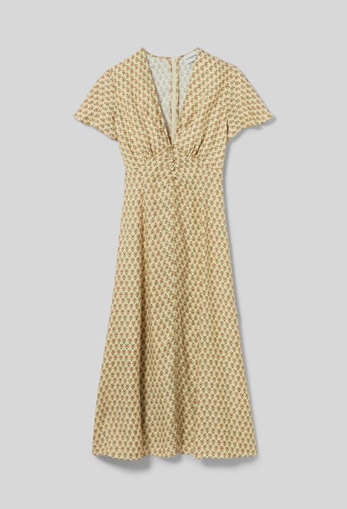 Robe mi-longue