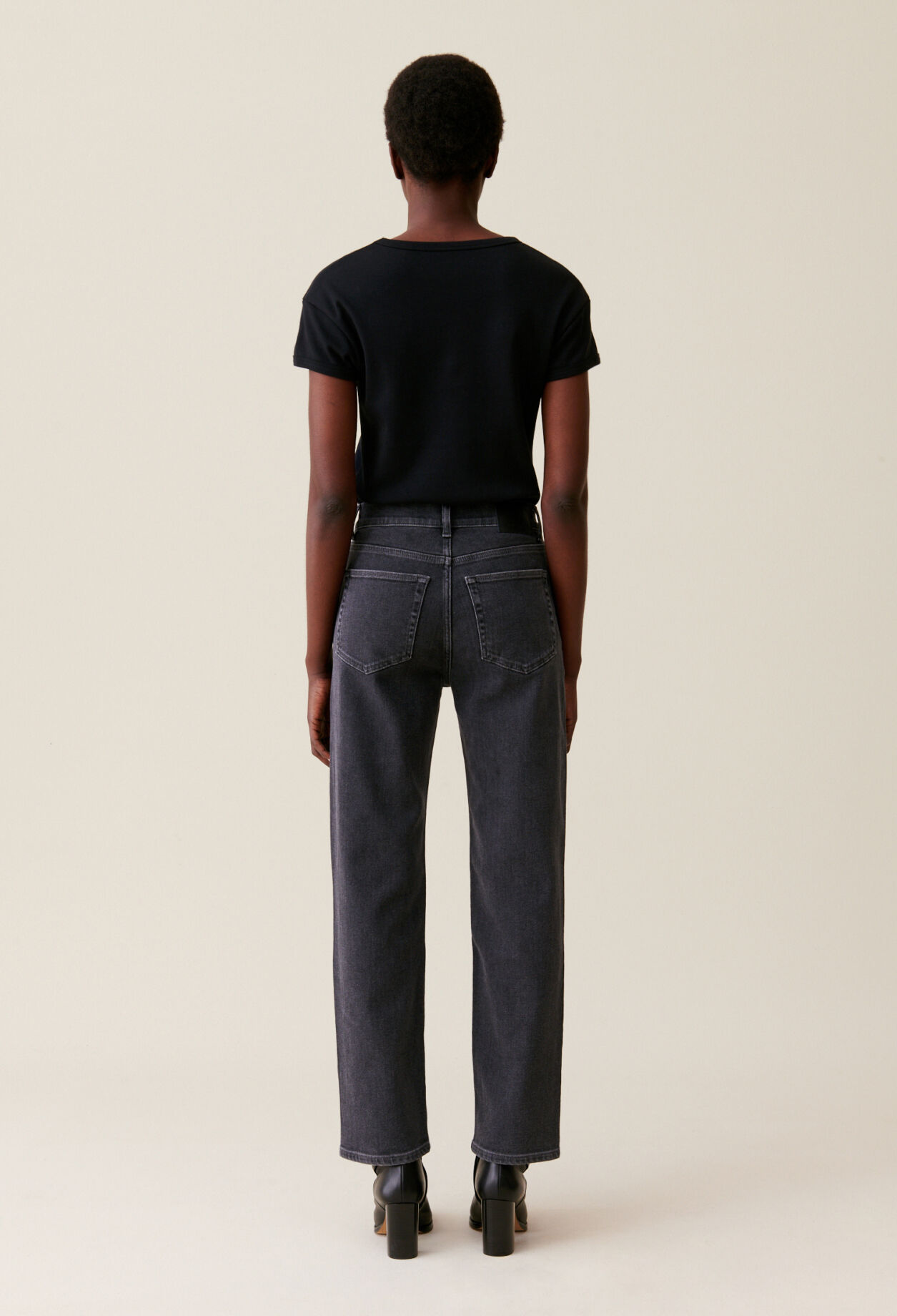 Jean Toto slim gris anthracite