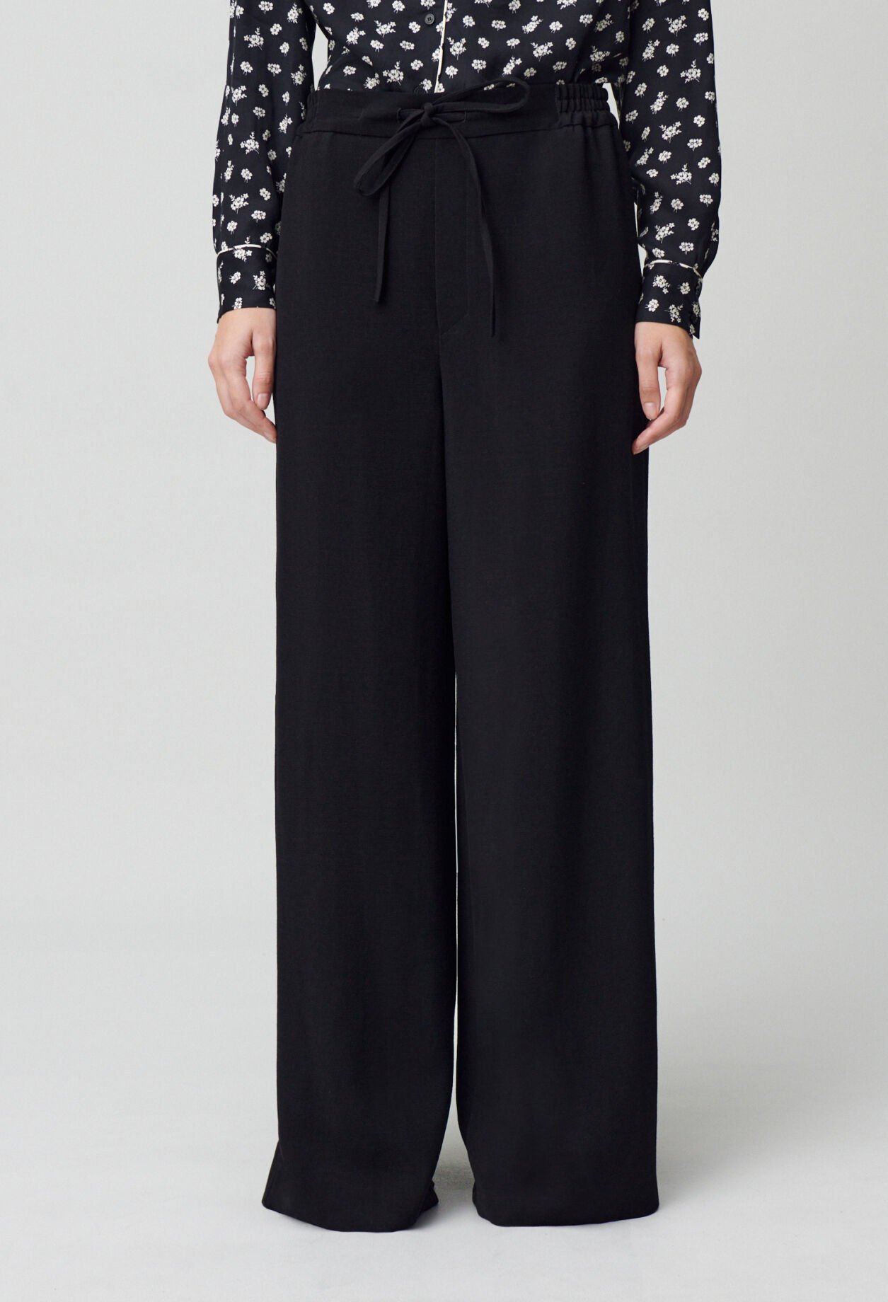 Pantalon fluide élastiqué
