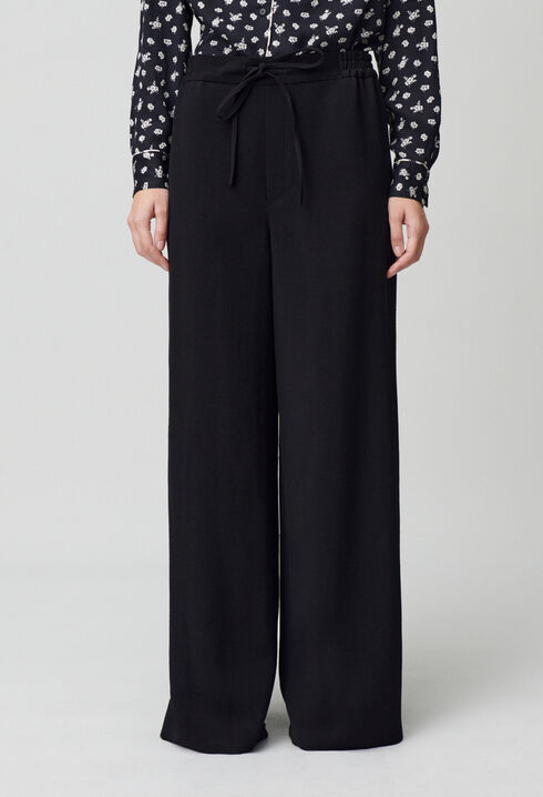 Pantalon fluide élastiqué