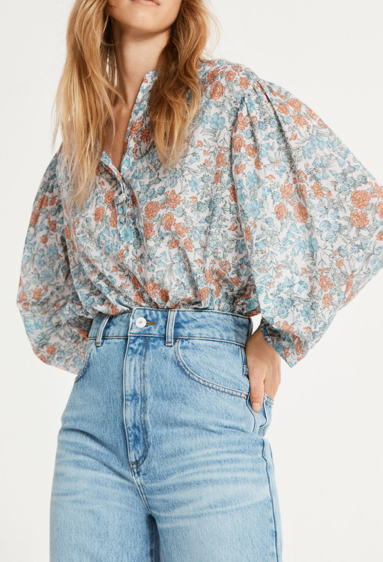Blouse fleurie
