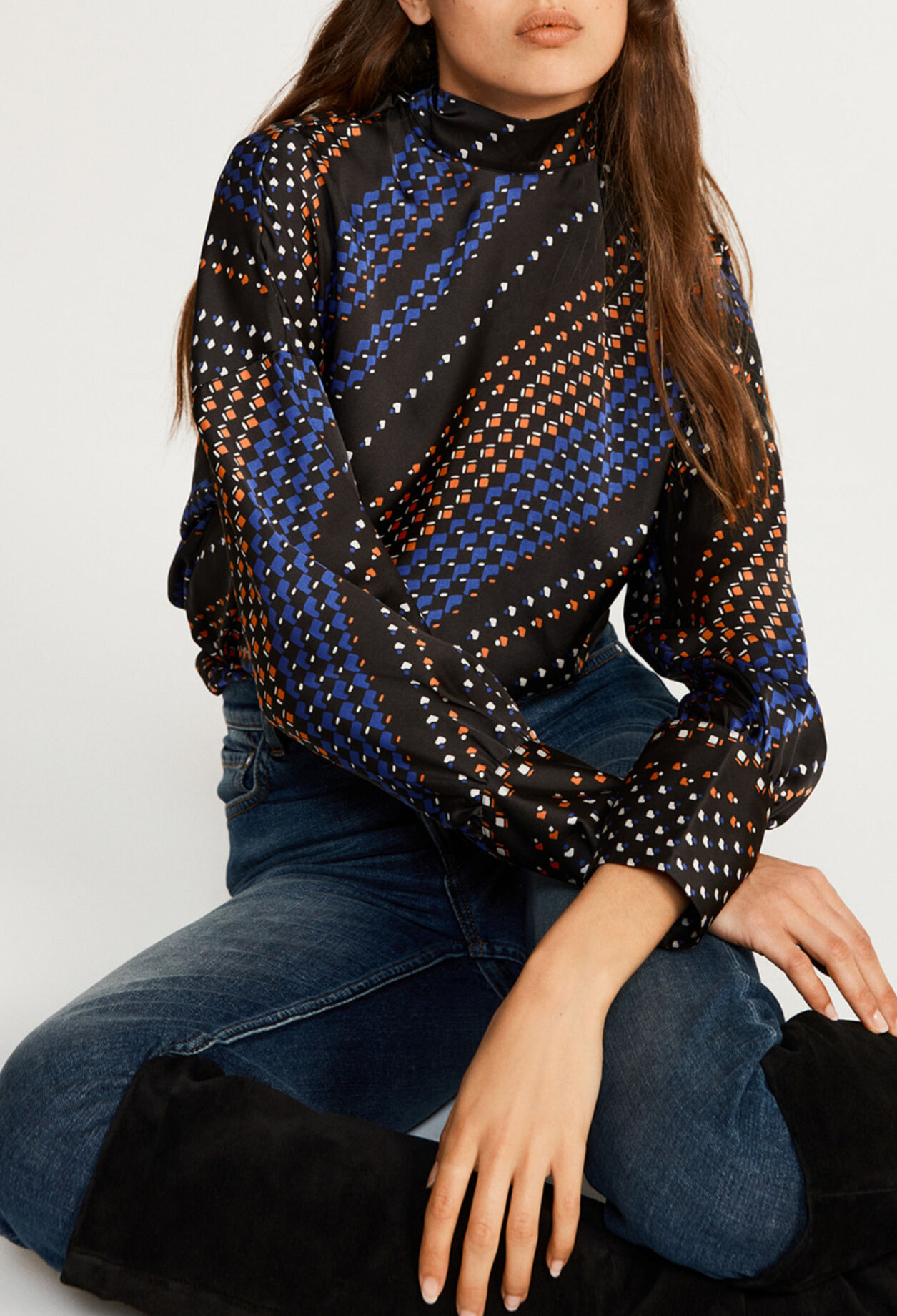 Blouse à motifs