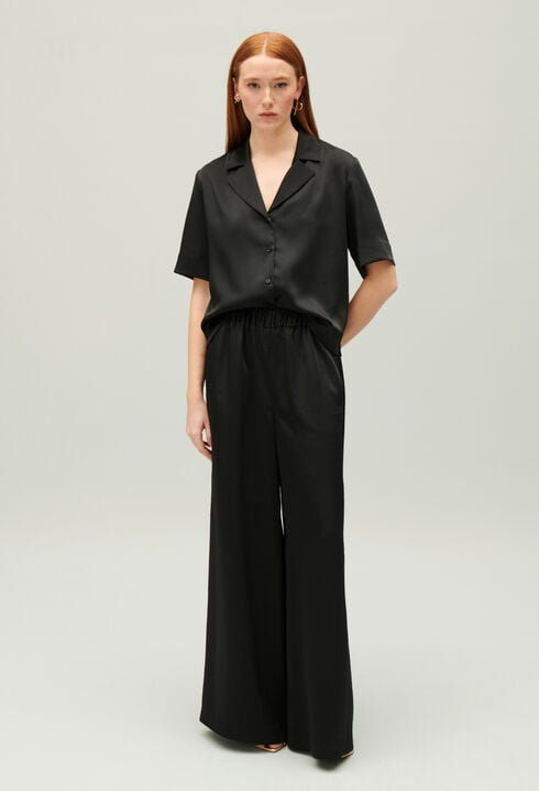 Chemise fluide manches courtes