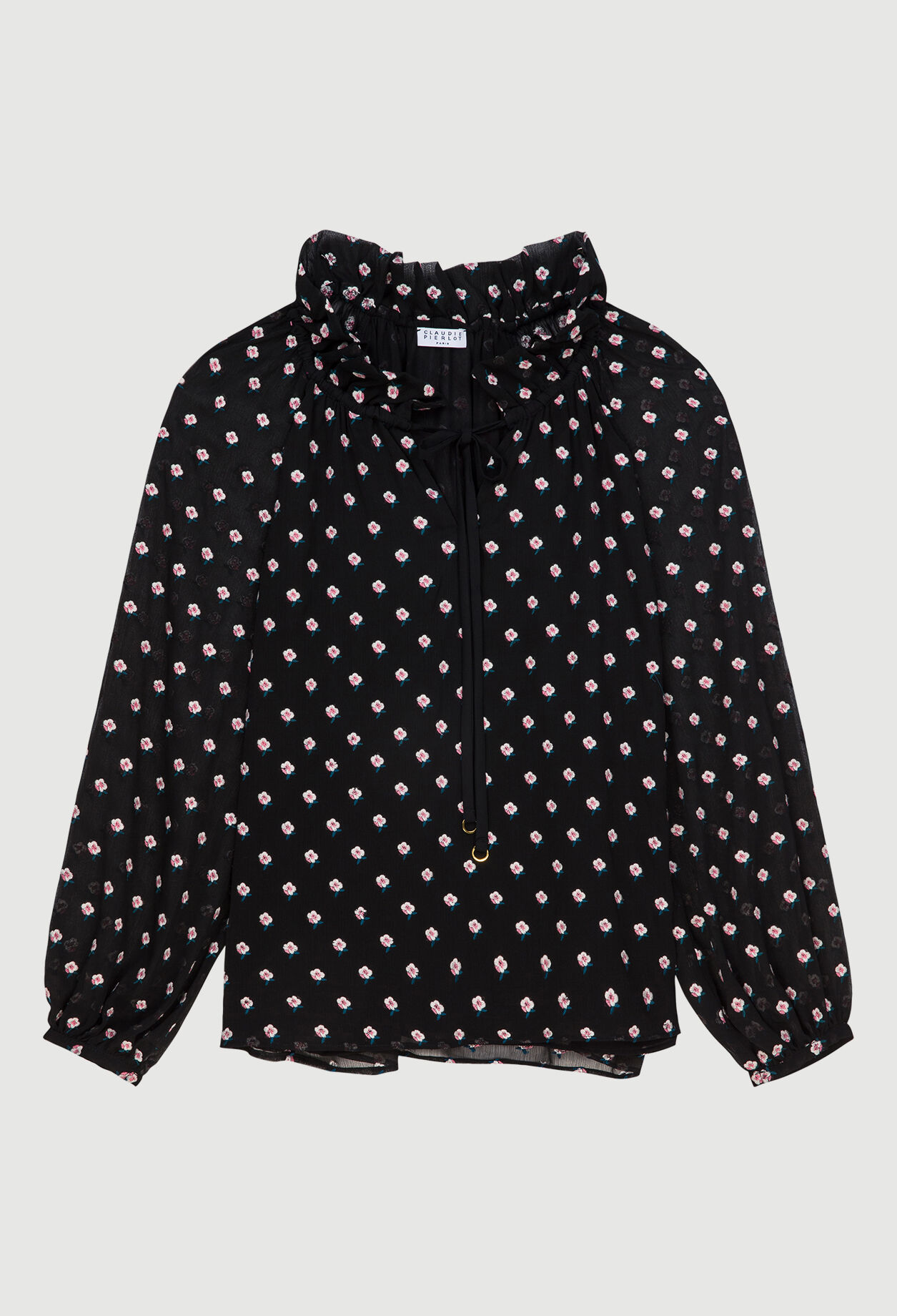 Blouse à imprimé floral
